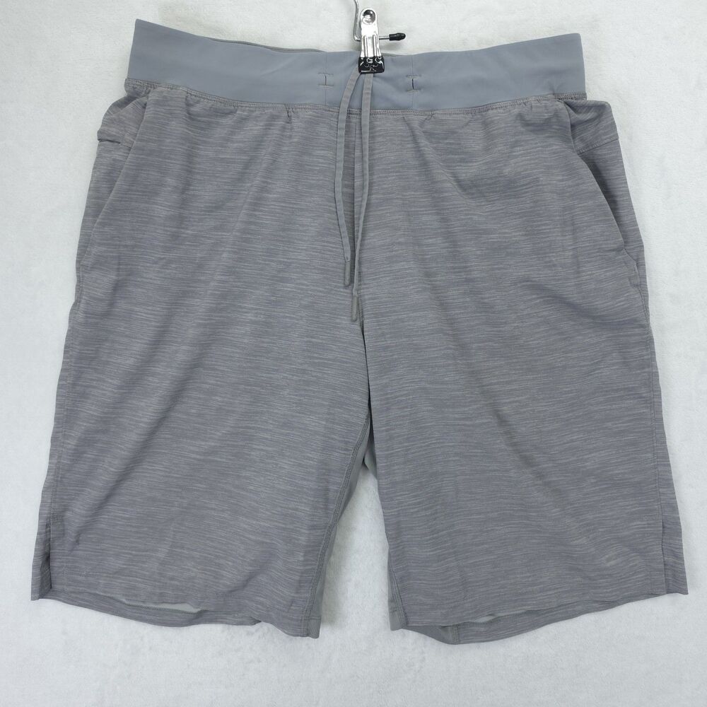 Lululemon Men's At Ease Shorts Gray Size Large Unlined Lightweight